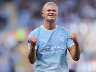 Haaland bezorgt Manchester City derde zege op rij, Tottenham pakt eerste punt