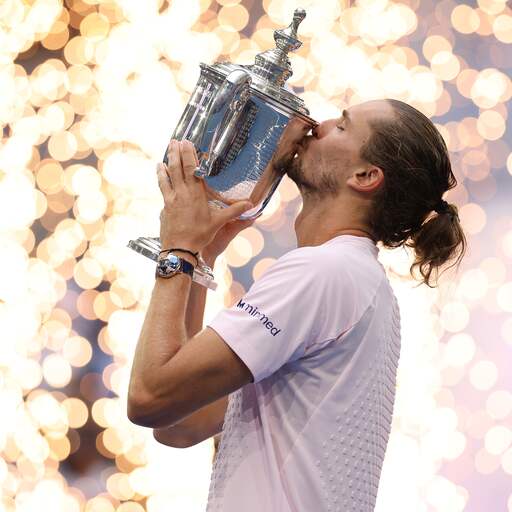 Illustratie bij: Zverev klopt thuisfavoriet Shelton in US Open-finale met opmerkelijk einde