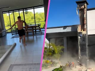 Vloggergezin filmt hoe aardbeving huis vernielt in Colombia