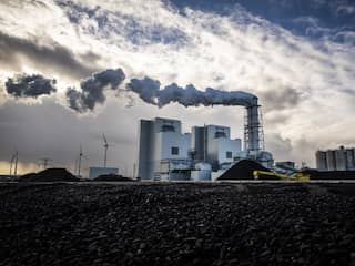 Kolencentrale van RWE in de Eemshaven