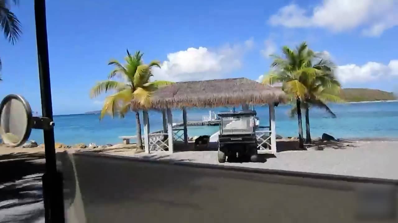 Nieuwe beelden vanuit golfkar tonen privé-eiland Jeffrey Epstein