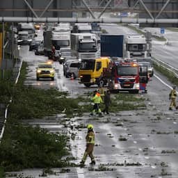 Video | A15 bij Papendrecht bezaaid met afgebroken