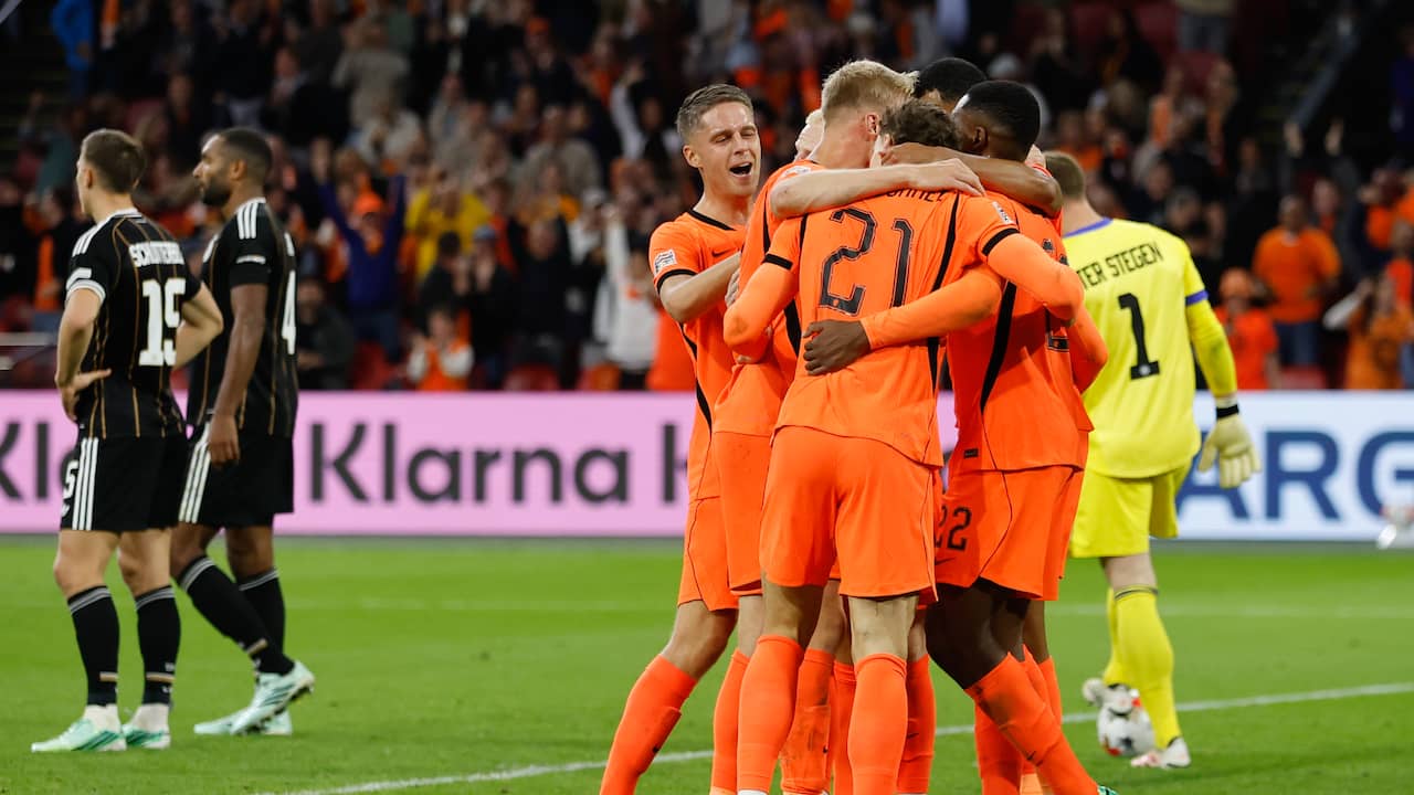 Samenvatting: Gakpo zorgt voor late gelijkmaker Oranje bij debuut Xavi tegen Duitsland