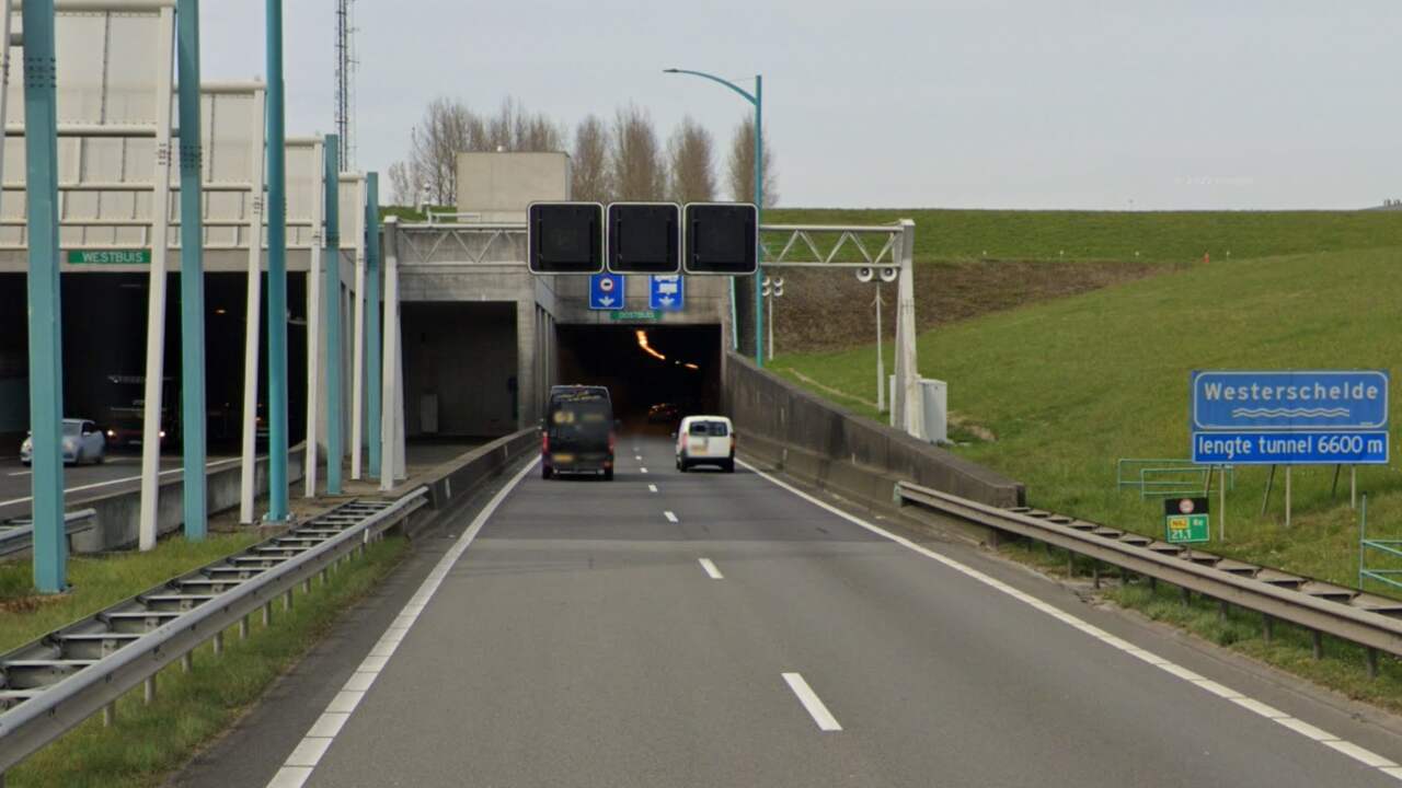 'Zorgelijke' scheur en breuk in Westerscheldetunnel, rijbanen blijven wel open