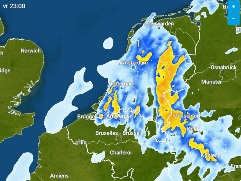 Teruglezen | Code geel in vrijwel het hele land vanwege aanhoudende ...