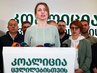 Oppositie in Georgië vermoedt verkiezingsfraude, president roept op tot protest