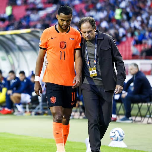 Illustratie bij: Ook Gakpo haakt geblesseerd af bij Oranje, Xavi roept geen vervanger op