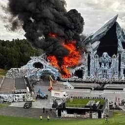 Grote brand bij hoofdpodium Tomorrowland daags voor start festival