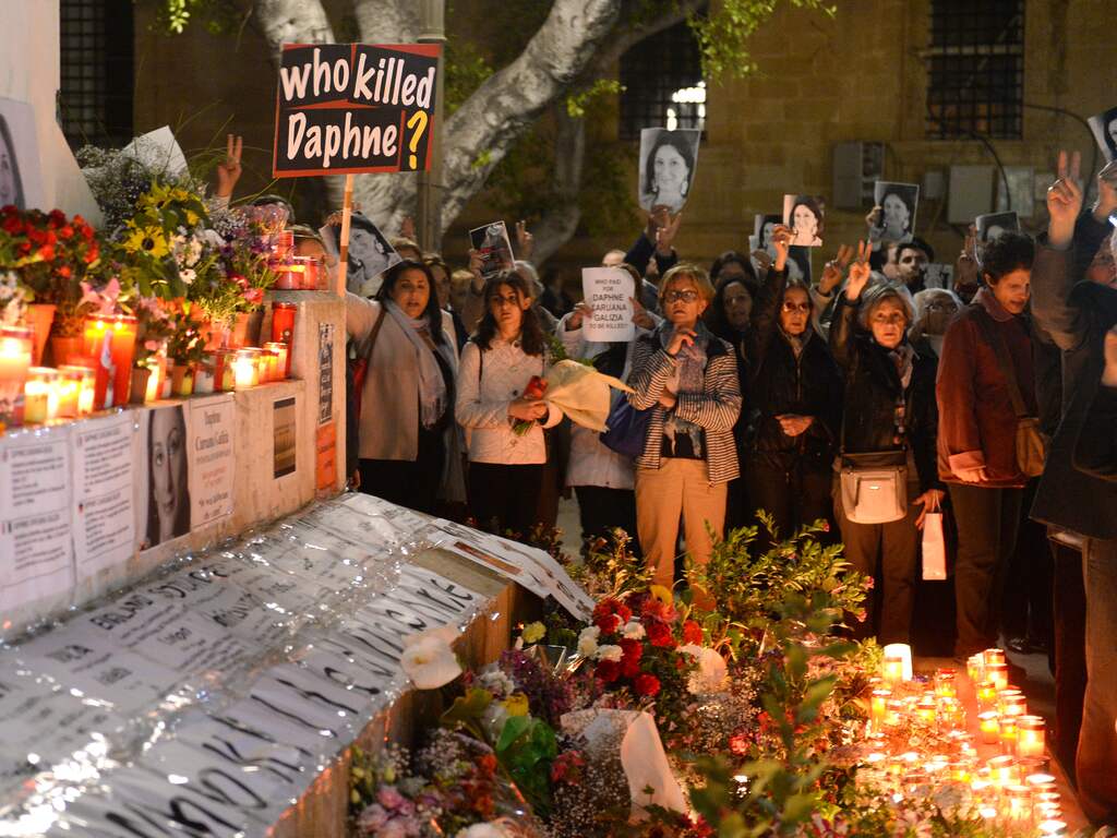 Dinsdag 17 april: In Malta wordt een herdenking gehouden voor de journaliste Daphne Caruana Galizia, die op 16 oktober 2017 om het leven kwam door een aanslag met een autobom.