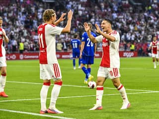 Ajax boekt dankzij hattrick Gloukh simpele zege in voorronde Conference League