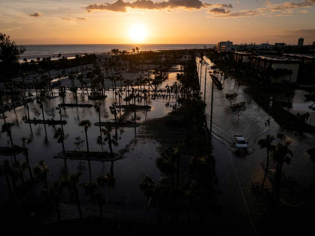 President Biden schat schade orkaan Milton op 50 miljard dollar