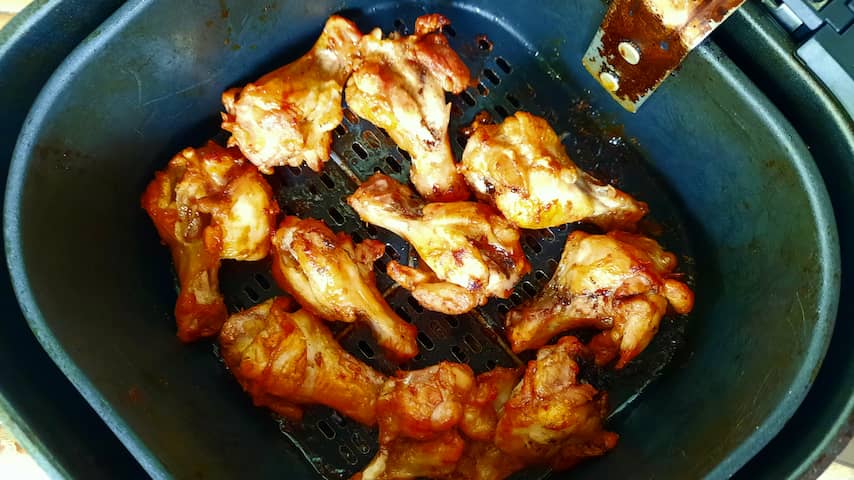 airfryer geur in huis