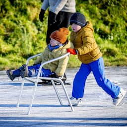 Op meerdere plekken in Nederland eerste ijsdag van deze winter gemeten