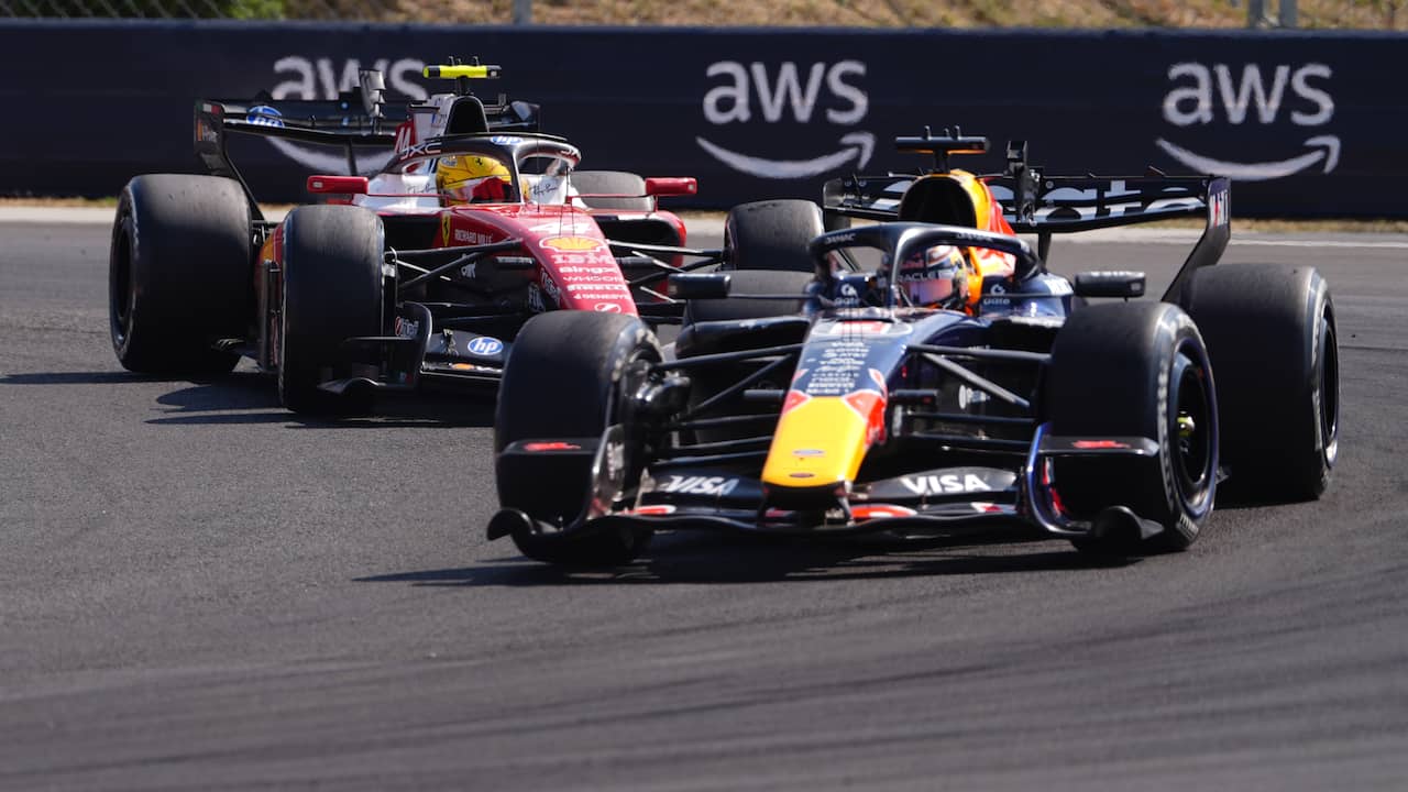 Live F1 | Verstappen op koers voor derde plek in Hongarije, McLarens leiden