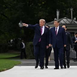 Trump prijst Chinese president Xi bij zijn aankomst in het Witte Huis