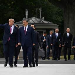 Trump prijst Chinese president Xi bij zijn aankomst in het Witte Huis