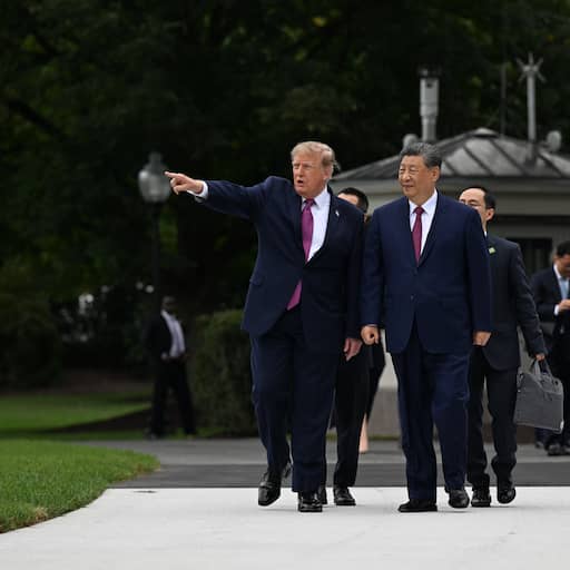 Illustratie bij: Trump prijst Chinese president Xi bij aankomst in Witte Huis