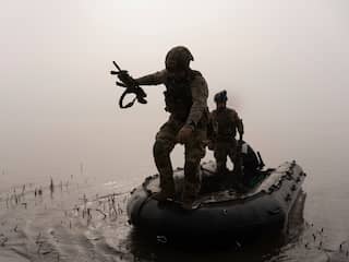 Oekraïense mariniers steken Dnipro over en veroveren klein stukje land