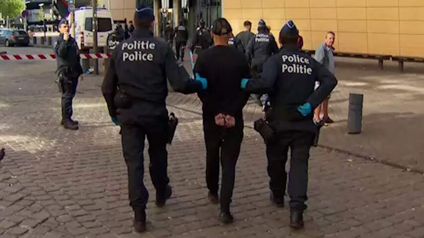 Belgische politie pakt overlastgevers op Brussel-Zuid/Midi op