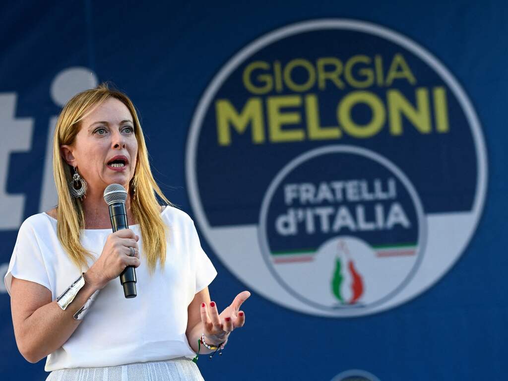 Italië lijkt voor het eerst sinds Mussolini een radicaal-rechtse premier te krijgen