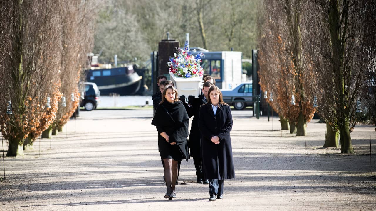 Actrice Kitty Courbois begraven op Zorgvlied