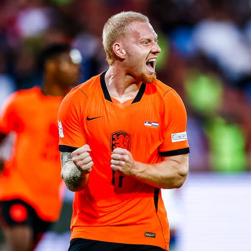 Illustratie bij: Meerdink verbaast zichzelf met goals in Oranje: 'Het gaat ineens bizar snel'