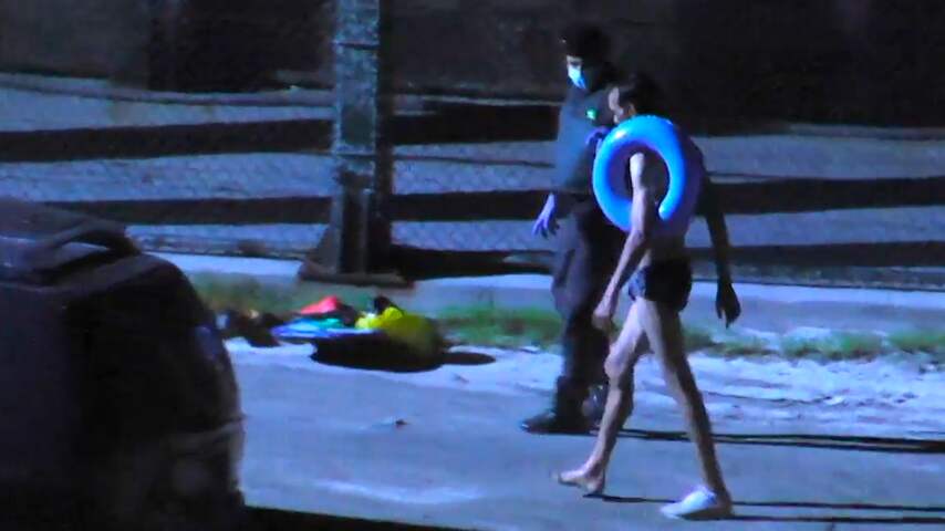 Migranten komen zwemmend aan in Spaanse exclave in Marokko