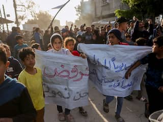 Duizenden Gazanen demonstreren tegen Hamas: 'Laat onze stem horen' (gesloten)