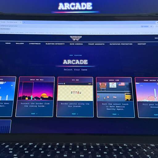 Illustratie bij: Website Witte Huis lanceert spelletjespagina om Trumps beleid te promoten