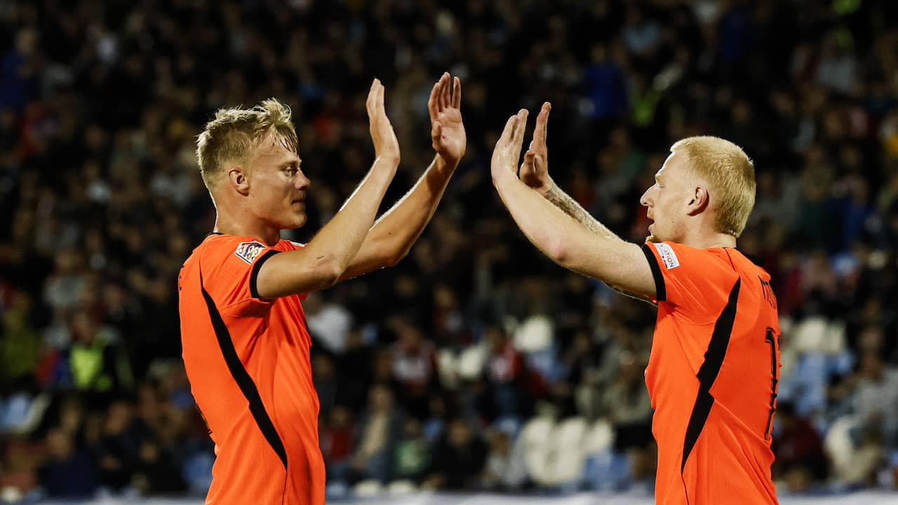 Foto bij Live Nations League | Oranje boekt nipte zege in Servië na moeizaam duel