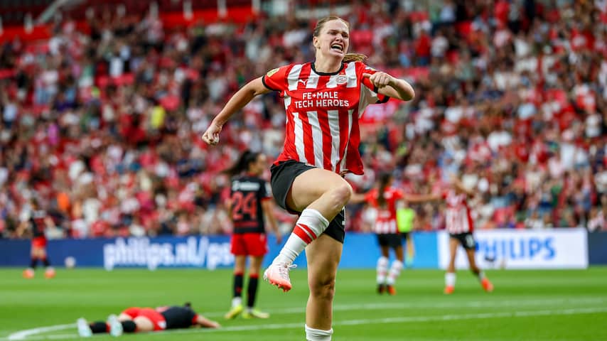 Landskampioen PSV Vrouwen houdt FC Twente van vijfde Supercup-zege op rij