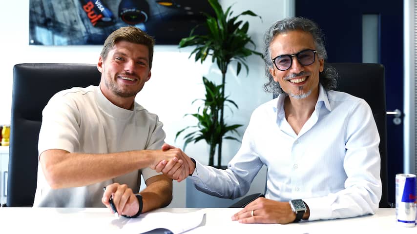 Verstappen beëindigt geruchten en verlengt contract bij Red Bull tot eind 2030