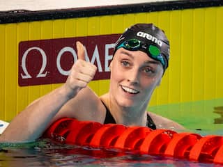 Geen wereldrecord, maar wel weer een toptijd voor Steenbergen op 100 meter vrij