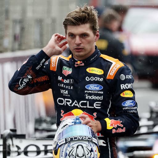 Verstappen blij dat regen pas ná sprintrace kwam: 'Zou alleen maar chaos zijn'