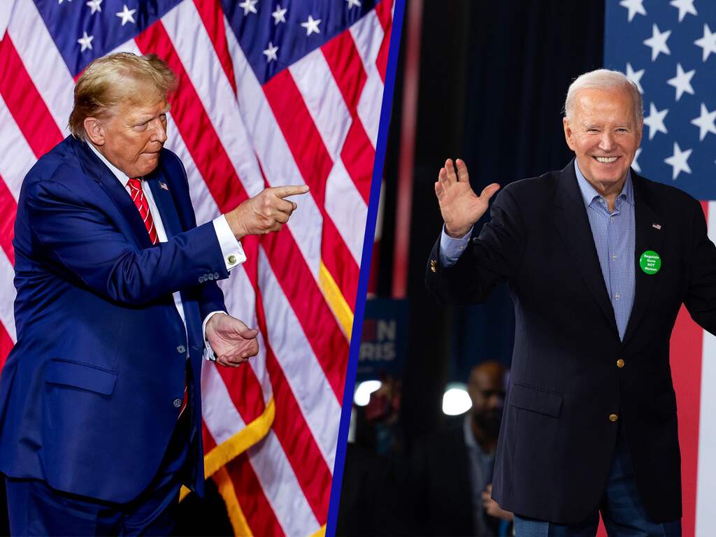 Kiezers VS maken zich (zuchtend) op voor lange herkansing Biden-Trump