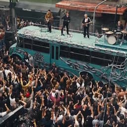 Video | U2 performs from school bus in Mexico for music video