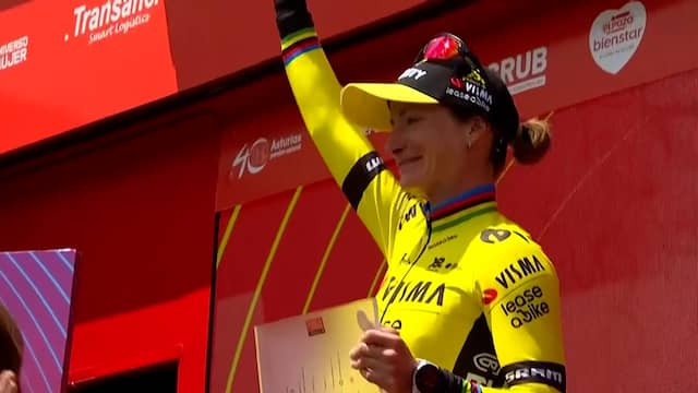 Marianne Vos boekt na spannende sprint tweede ritzege in Vuelta Femenina