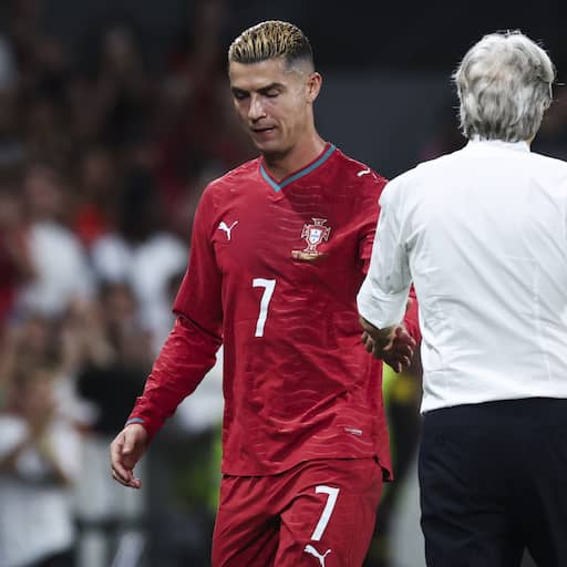 Illustratie bij: Bondscoach Portugal ontkent vete met Ronaldo, die daarna plots niet traint