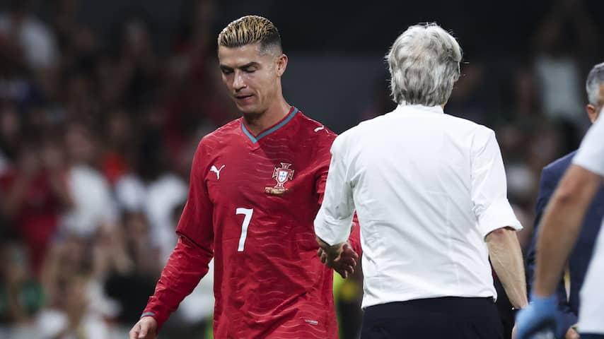 Bondscoach Portugal ontkent vete met Ronaldo, die daarna plots niet traint