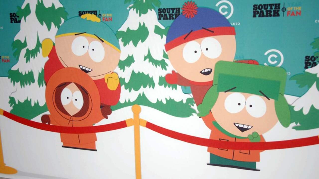 Foto bij Nieuwe naam van South Park drijft de spot met Trump