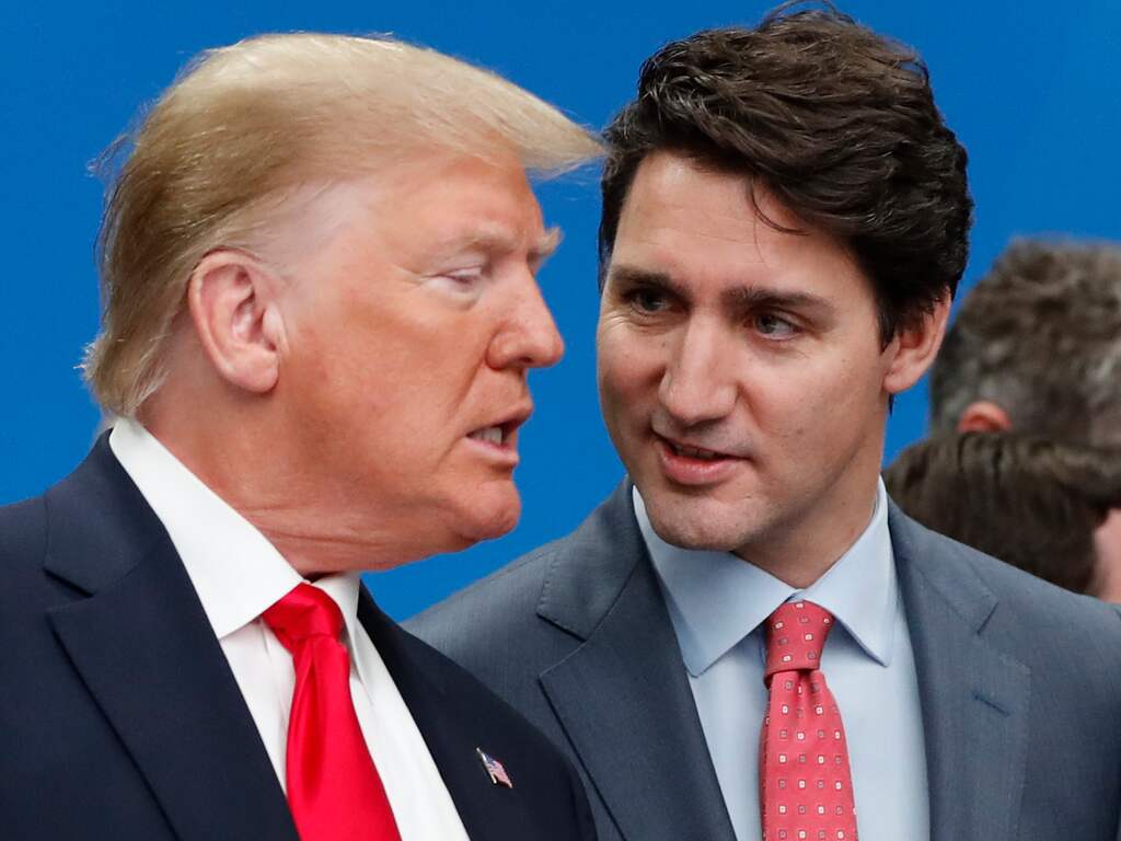 VS schort ook invoerheffingen Canada op na gesprek Trump en Trudeau