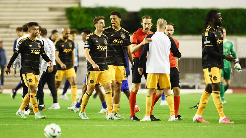 Ajax kent valse start in Conference League met nederlaag bij Hajduk Split