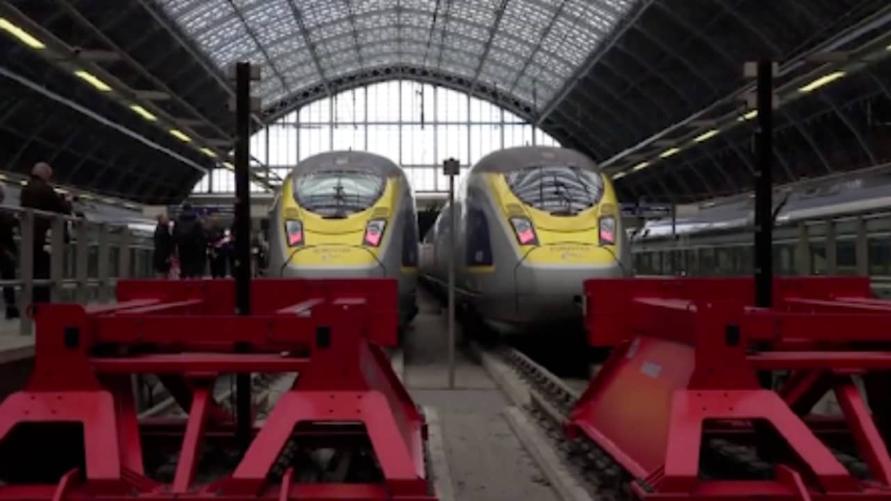 Presentatie Eurostar: uur sneller van Amsterdam naar Londen | NU.nl