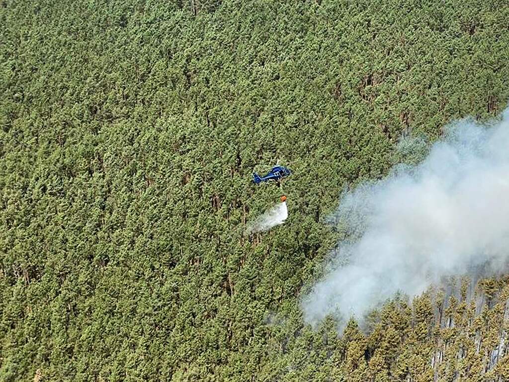 Dorpen nabij Berlijn geëvacueerd vanwege moeilijk te blussen bosbrand