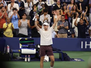 Van de Zandschulp bij laatste acht op US Open: 'Blij dat ik won met slecht spel'