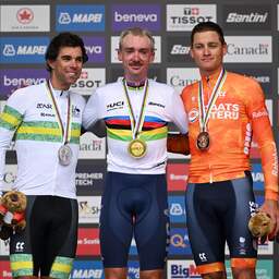 Sterke Van der Poel pakt brons bij WK, Amerikaan McNulty verrast met wereldtitel
