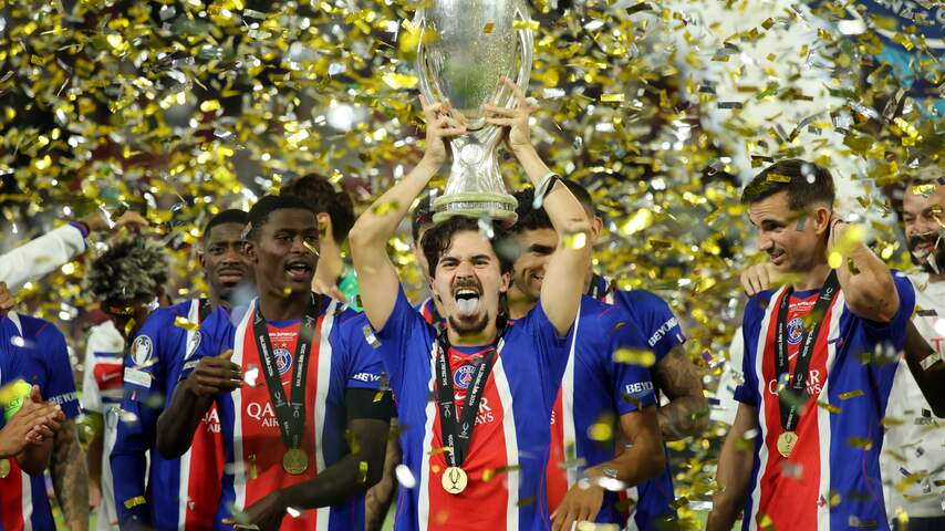 Paris Saint-Germain wint opnieuw Super Cup door zege op Aston Villa