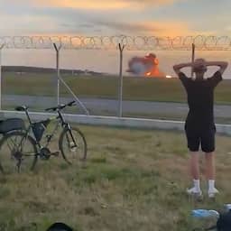 Video | Omstanders filmen fatale crash F-16 bij voorbereidingen vliegshow Polen