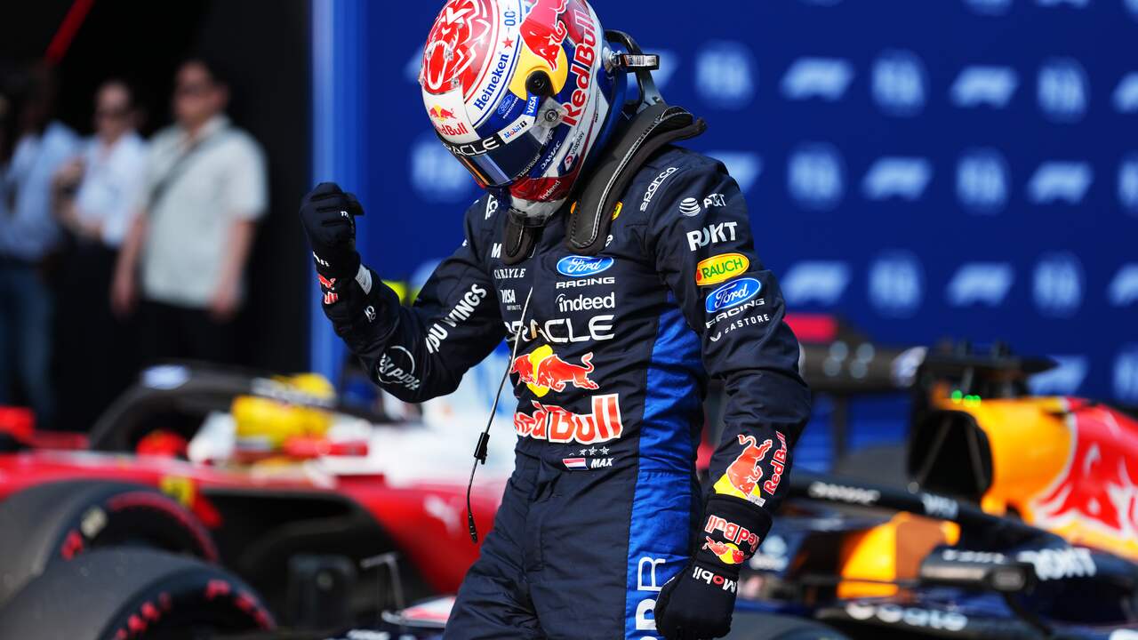 Foto bij Live F1 | Verstappen is na tien maanden weer terug op poleposition