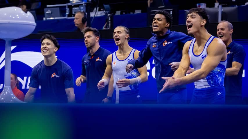 Nederlandse turners zetten beste WK-prestatie neer bij teamfinale in Ahoy